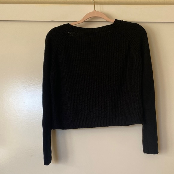 Black Knit Sweater - Picture 3 of 4